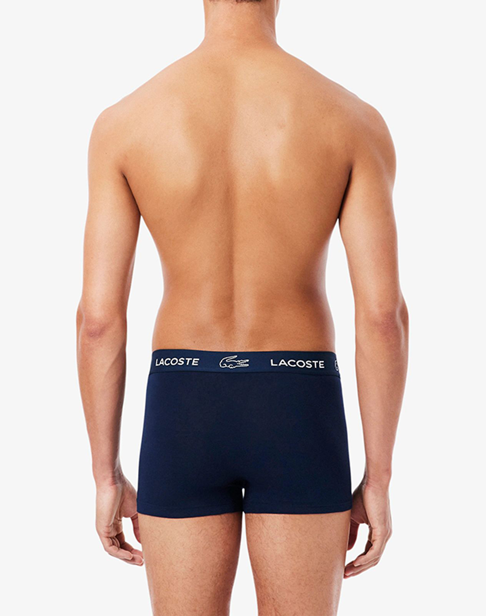 LACOSTE КОМПЛЕКТ 3 БЕЛЬО TRUNK UNDERWEAR TRUNK