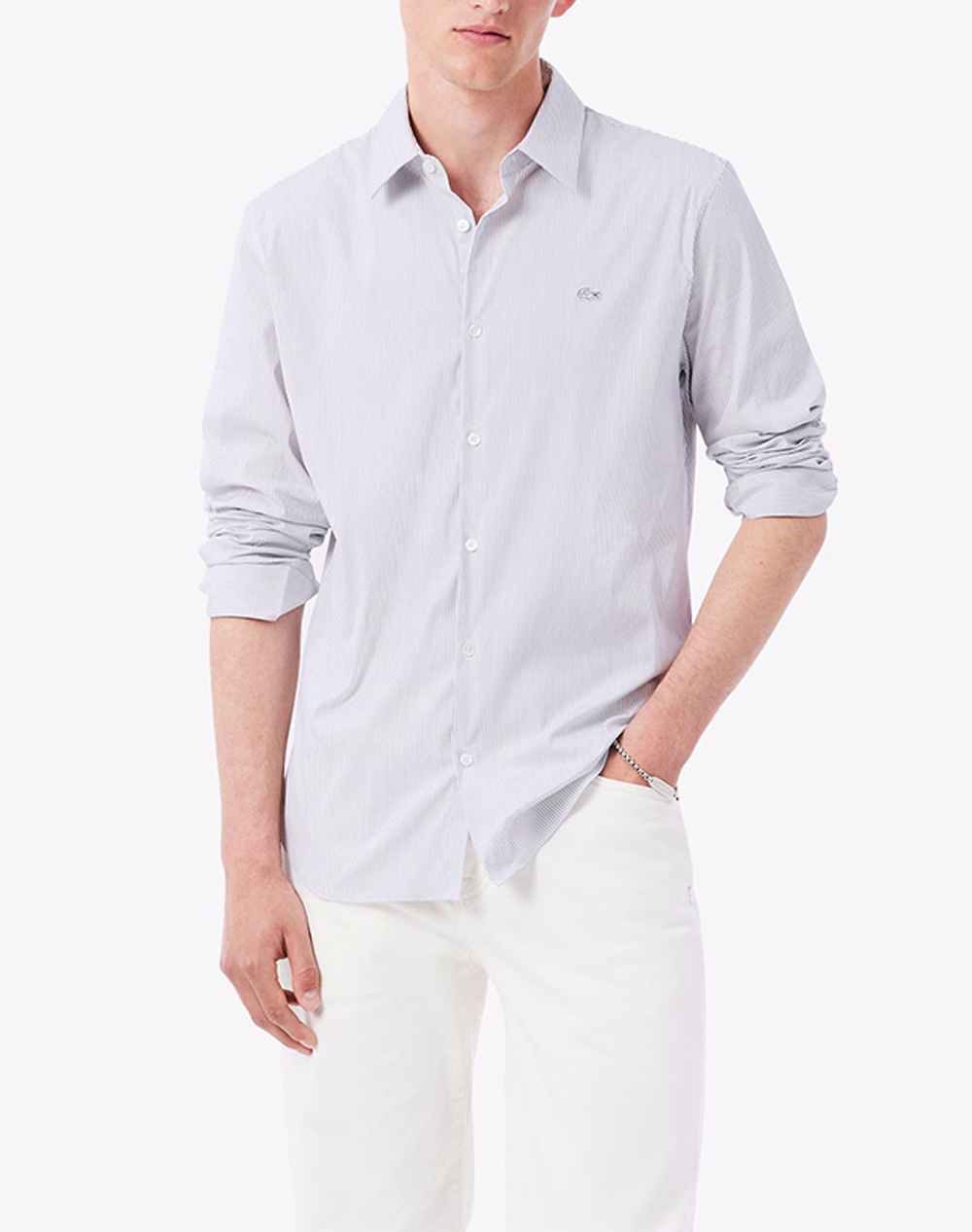 LACOSTE РИЗА С ДЪЛГИ РЪКАВИ WOVEN SHIRTS