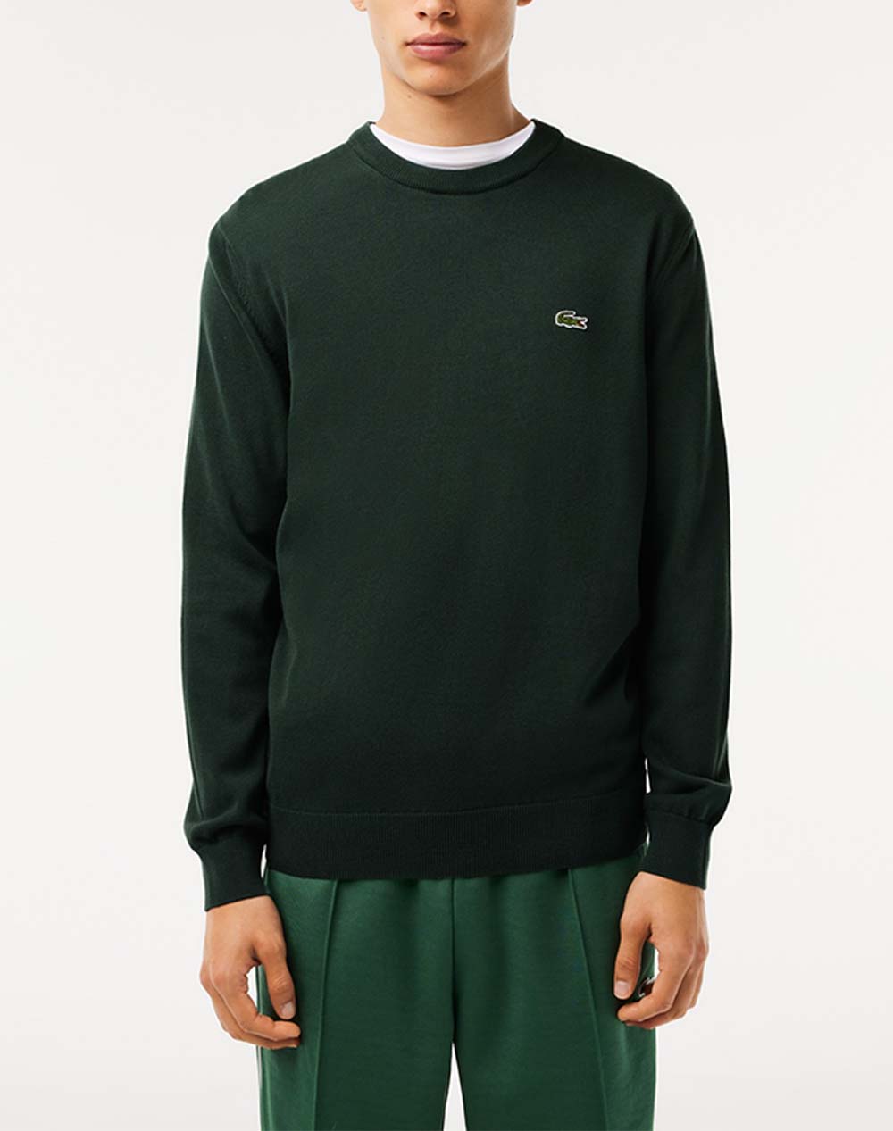 LACOSTE ПУЛОВЕР С ДЪЛЪГ РЪКАВ SWEATER