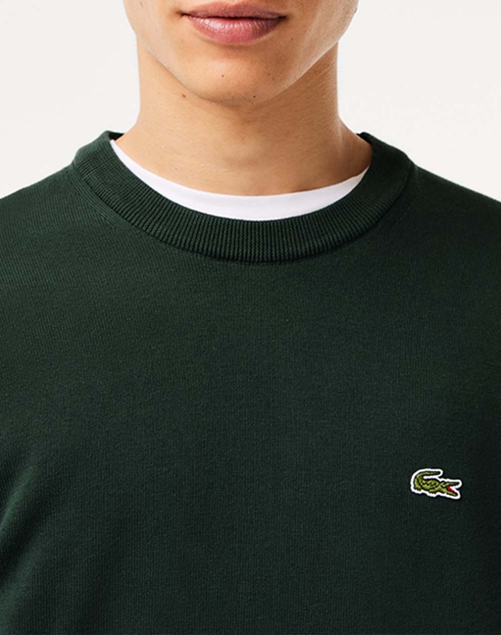 LACOSTE ПУЛОВЕР С ДЪЛЪГ РЪКАВ SWEATER