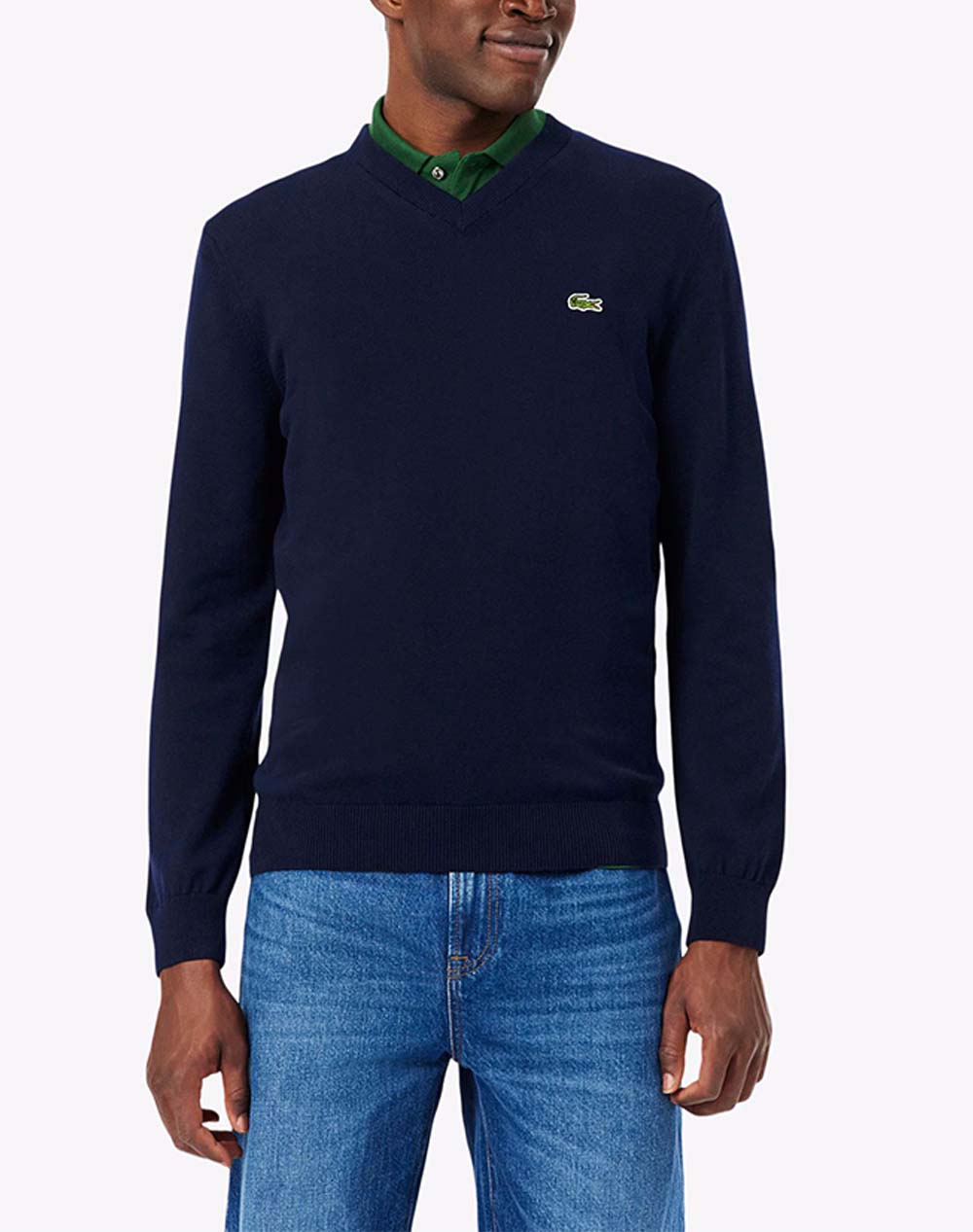 LACOSTE ПУЛОВЕР С ДЪЛЪГ РЪКАВ SWEATER