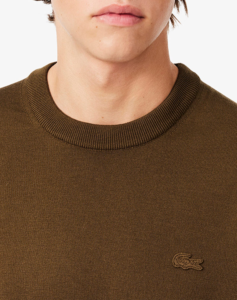 LACOSTE ПУЛОВЕР С ДЪЛЪГ РЪКАВ SWEATER