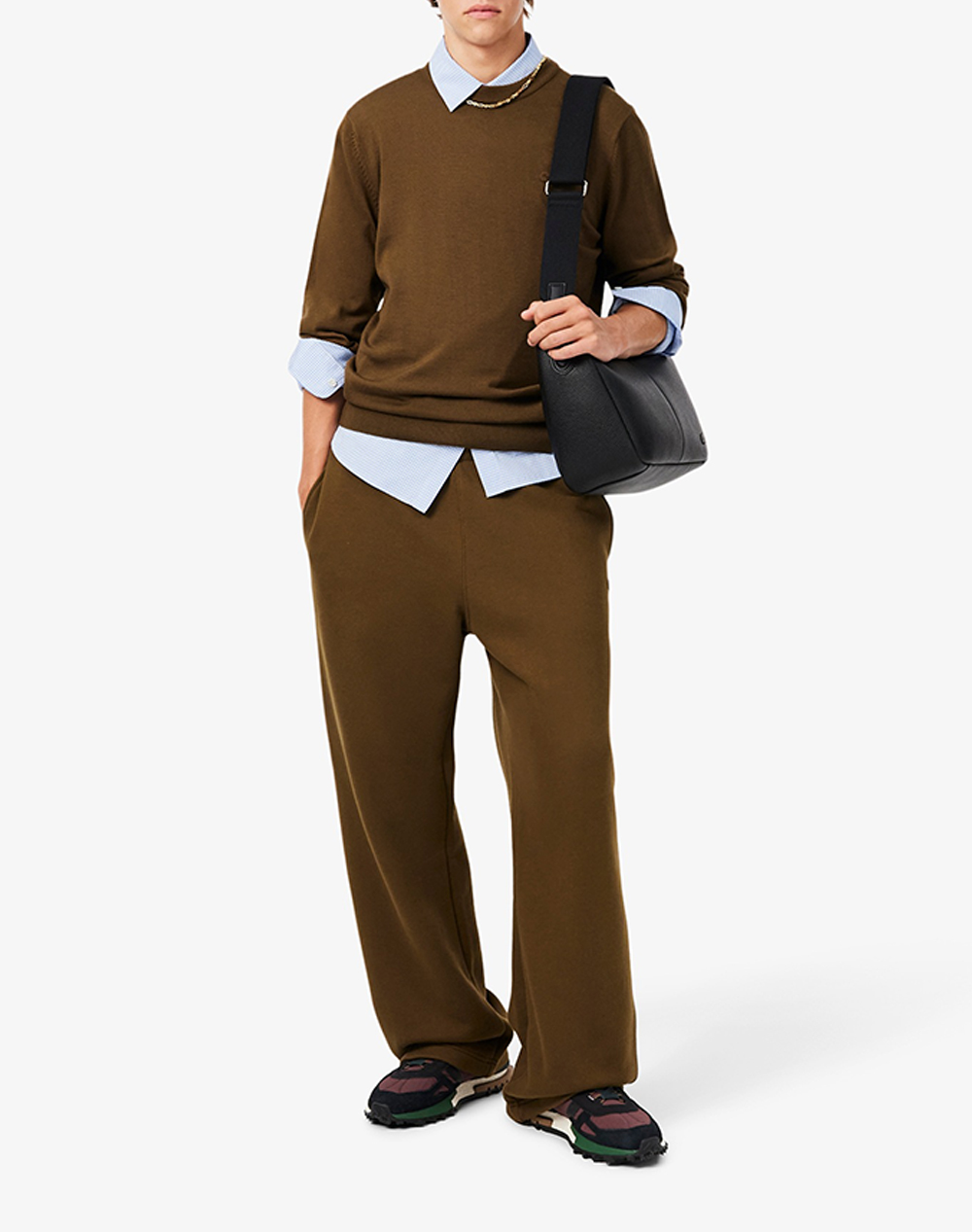 LACOSTE ПУЛОВЕР С ДЪЛЪГ РЪКАВ SWEATER