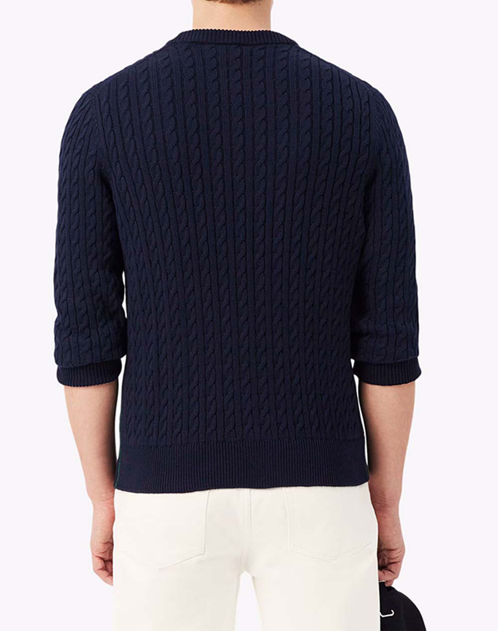 LACOSTE ПУЛОВЕР С ДЪЛЪГ РЪКАВ SWEATER