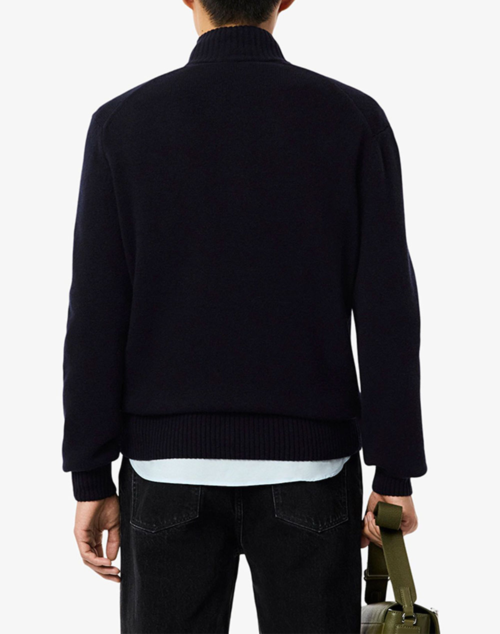 LACOSTE ПУЛОВЕР С ДЪЛЪГ РЪКАВ SWEATER