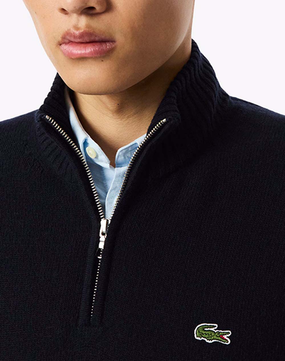 LACOSTE ПУЛОВЕР С ДЪЛЪГ РЪКАВ SWEATER