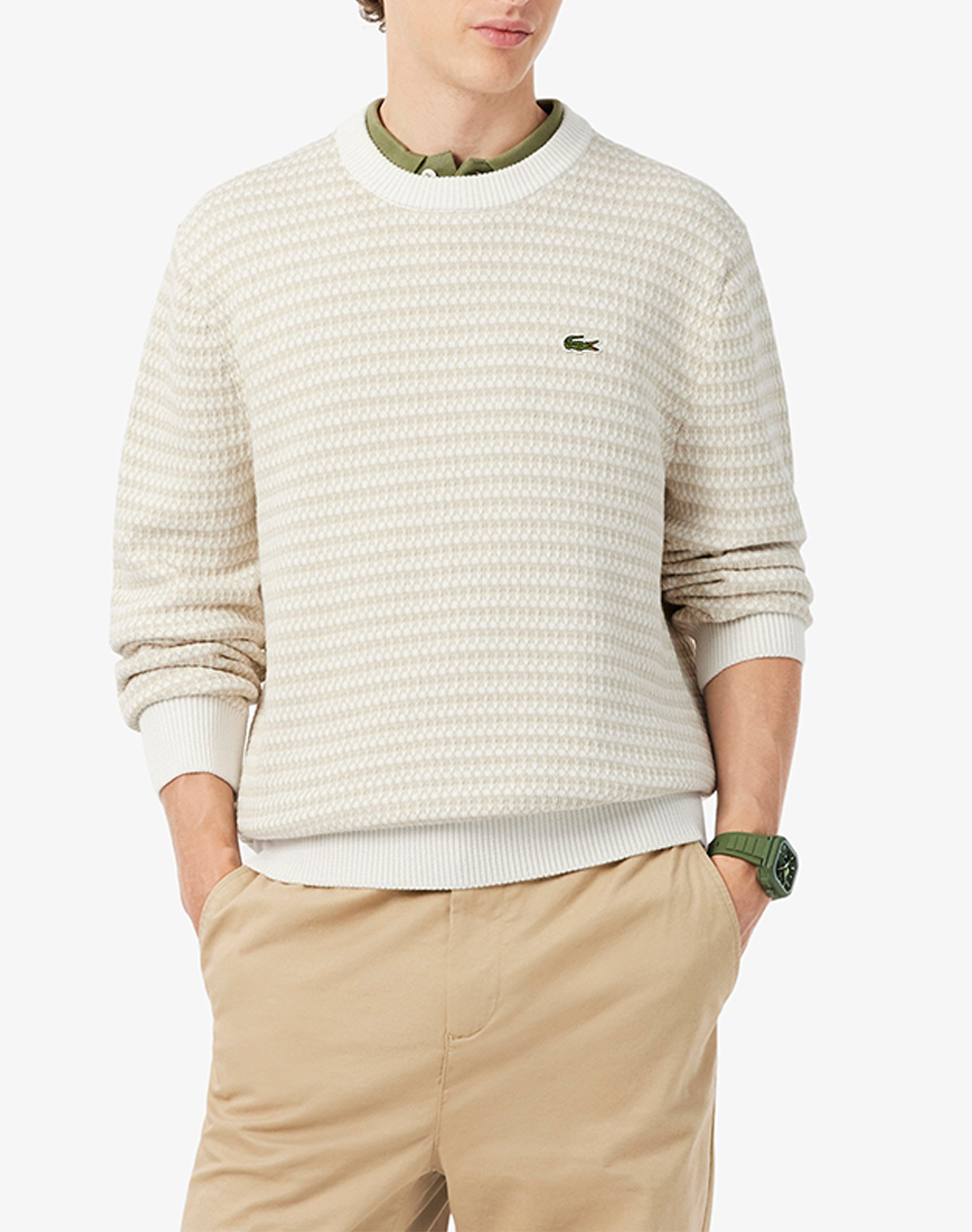 LACOSTE ПУЛОВЕР С ДЪЛГИ РЪКАВИ SWEATERS