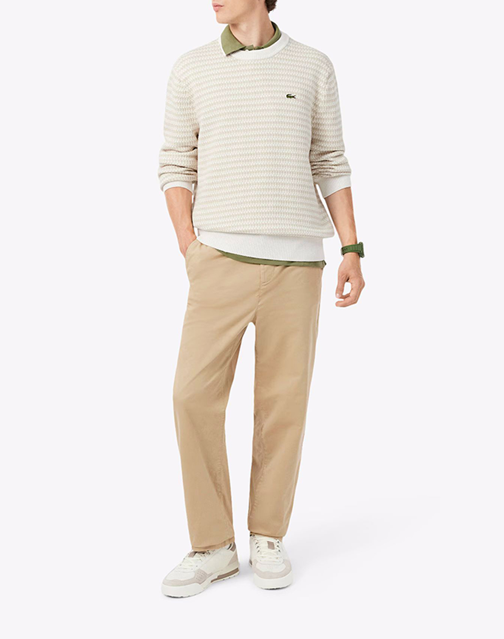 LACOSTE ПУЛОВЕР С ДЪЛГИ РЪКАВИ SWEATERS