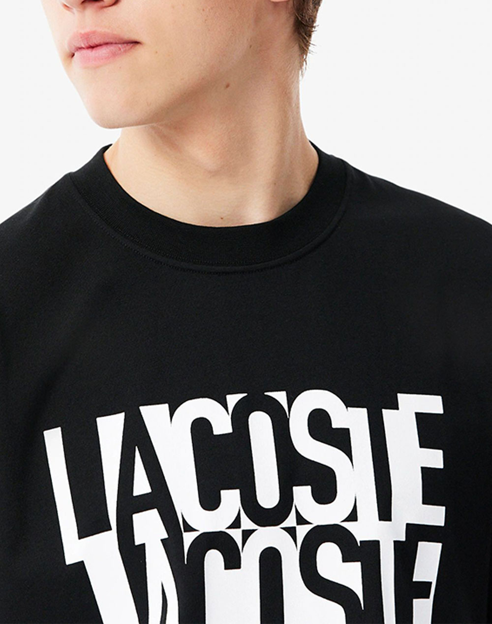 LACOSTE БЛУЗА С КЪС РЪКАВ TEE-SHIRT & TURTLE NECK SHIRT