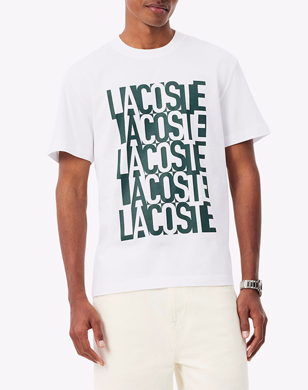 LACOSTE БЛУЗА С КЪС РЪКАВ TEE-SHIRT & TURTLE NECK SHIRT