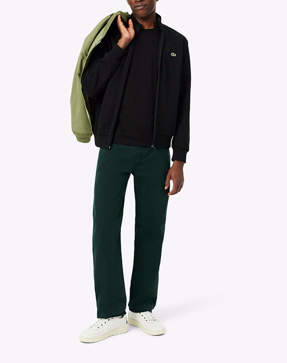 LACOSTE ЖИЛЕТКА СУИТШЪРТ С ДЪЛЪГ РЪКАВ SWEATSHIRTS