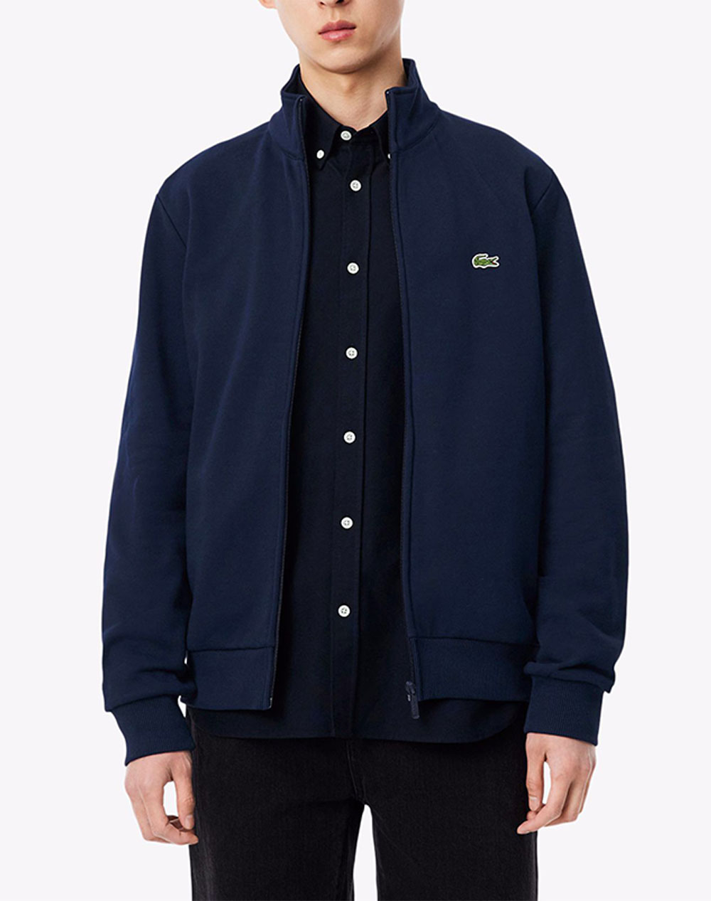 LACOSTE ЖИЛЕТКА СУИТШЪРТ С ДЪЛЪГ РЪКАВ SWEATSHIRTS