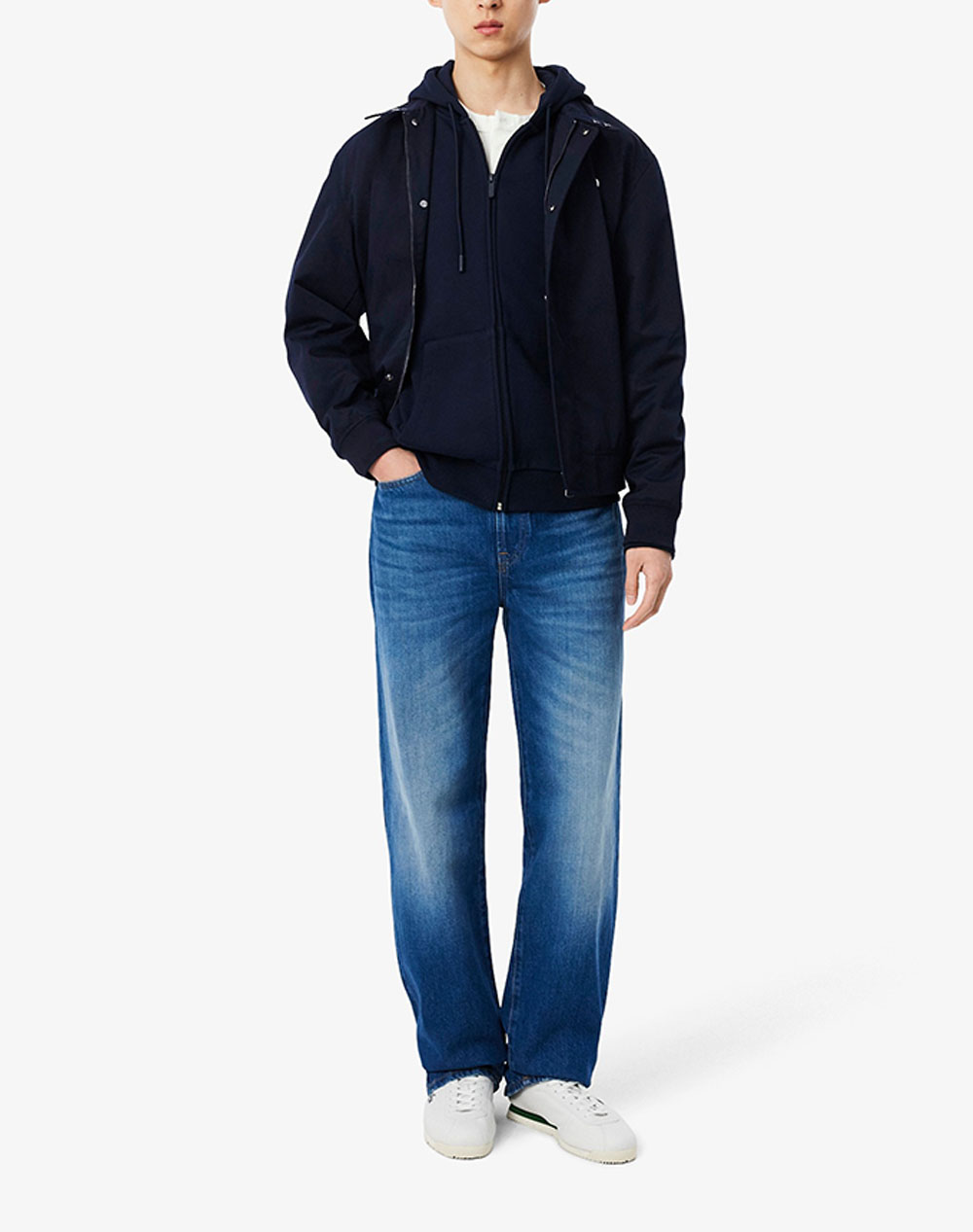 LACOSTE БЛУЗА СУИТШЪРТ С ДЪЛЪГ РЪКАВ SWEATSHIRTS