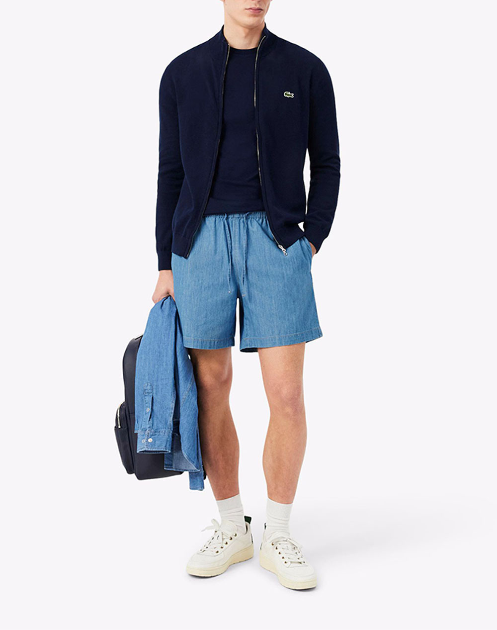 LACOSTE ЖИЛЕТКА ПЛЕТЕНА SWEATER
