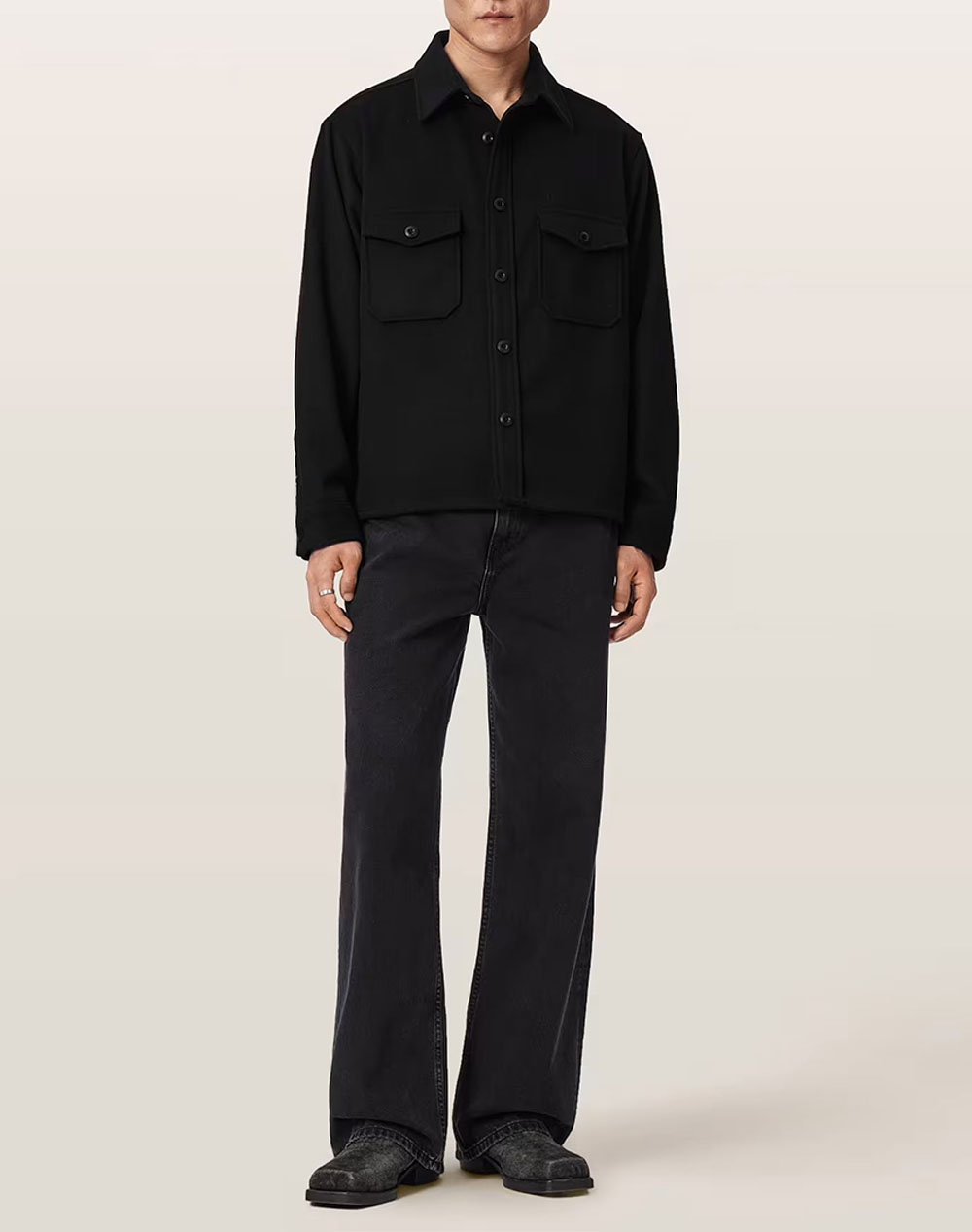 ALL SAINTS PALERMO LS SHIRT
