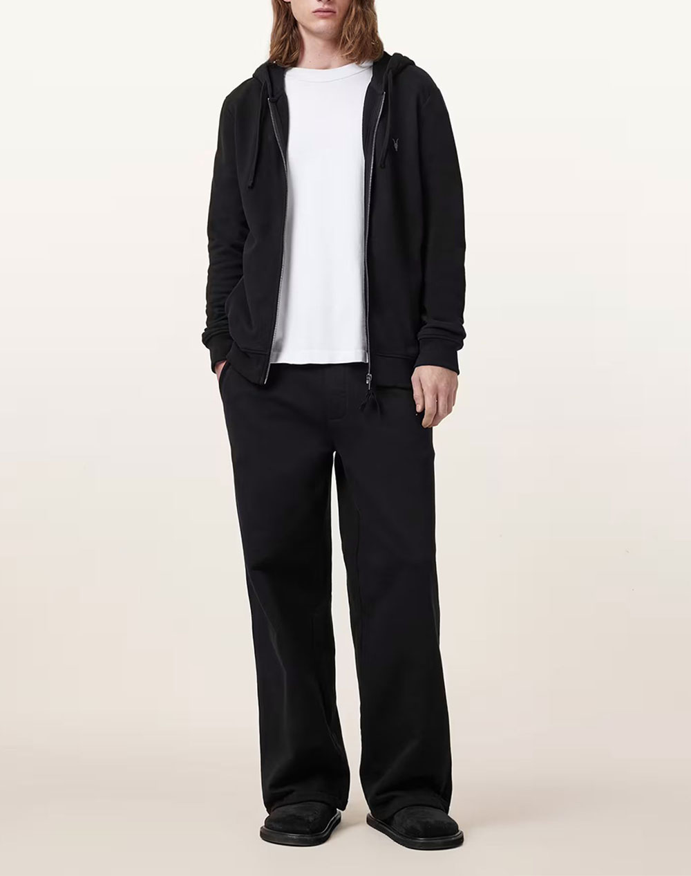 ALL SAINTS RAVEN ZIP HOODY