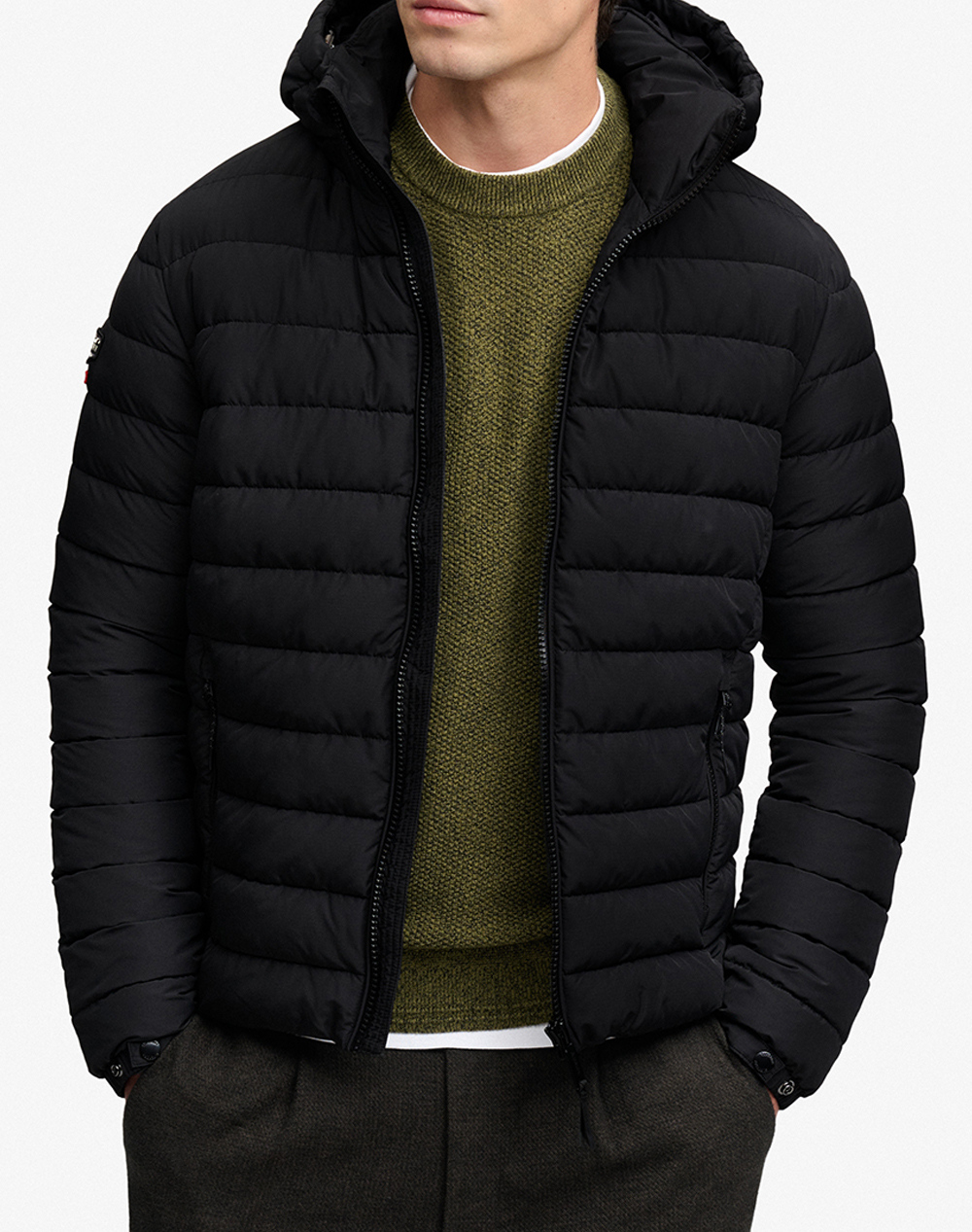 SUPERDRY HOOD FUJI MIDWEIGHT PADDED JKT МЪЖКО ЯКЕ