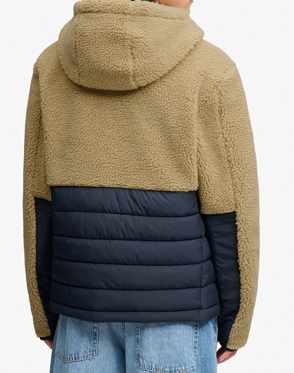 SUPERDRY HOOD OUTDOOR BORG QUILT HYBRID МЪЖКО ЯКЕ