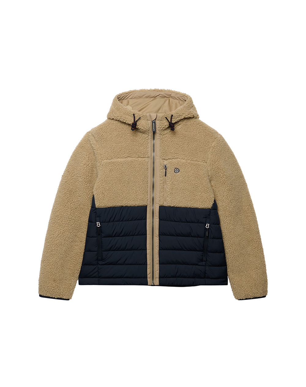 SUPERDRY HOOD OUTDOOR BORG QUILT HYBRID МЪЖКО ЯКЕ