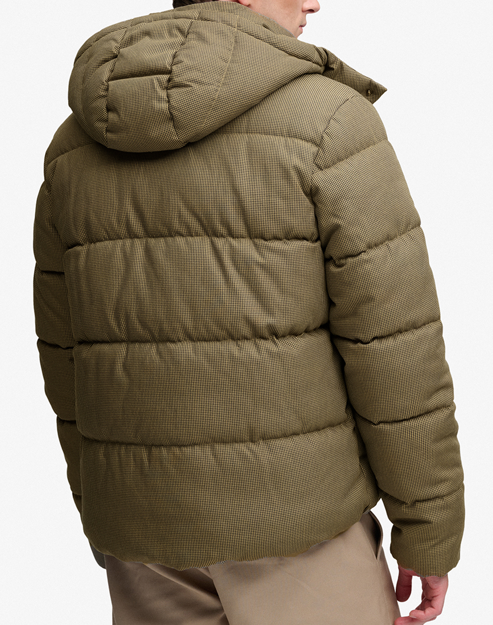 SUPERDRY PREMIUM HOOD CHECK PUFFER JKT МЪЖКО ЯКЕ