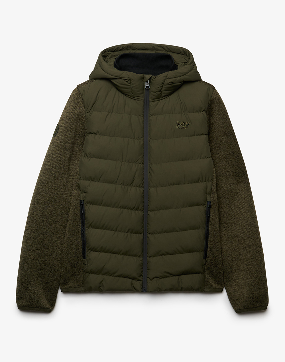 SUPERDRY HOODED STORM KNIT HYBRID JKT МЪЖКО ЯКЕ