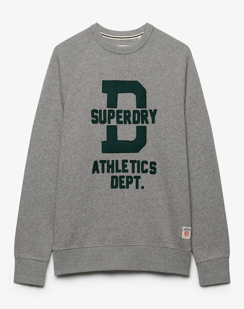 SUPERDRY ATH FELT APPLIQUE RELAXED CREW МЪЖКИ СУИЧЪР