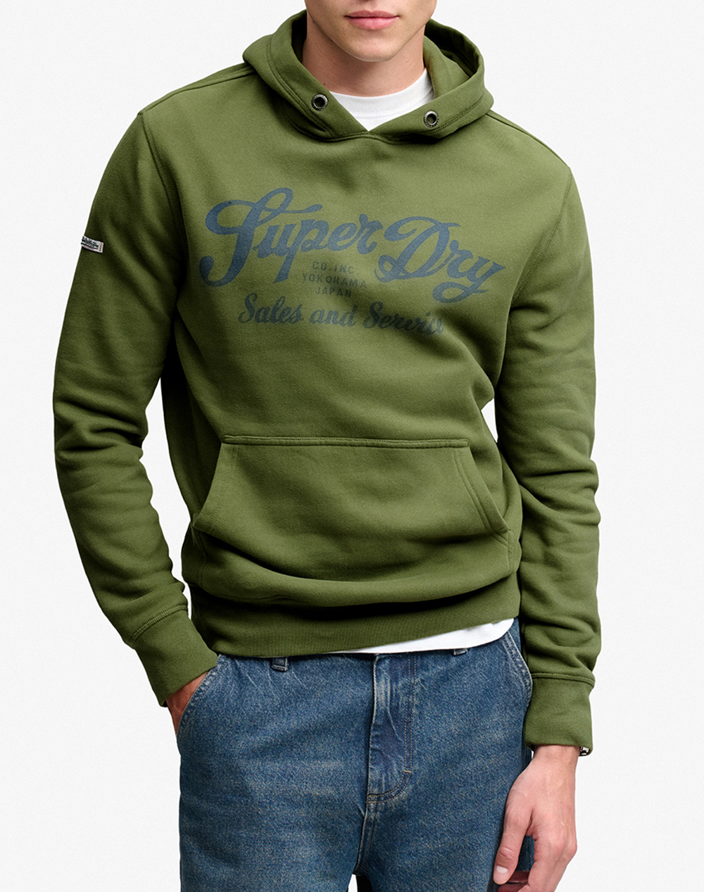 SUPERDRY VINTAGE SCRIPT HOOD МЪЖКИ СУИЧЪР