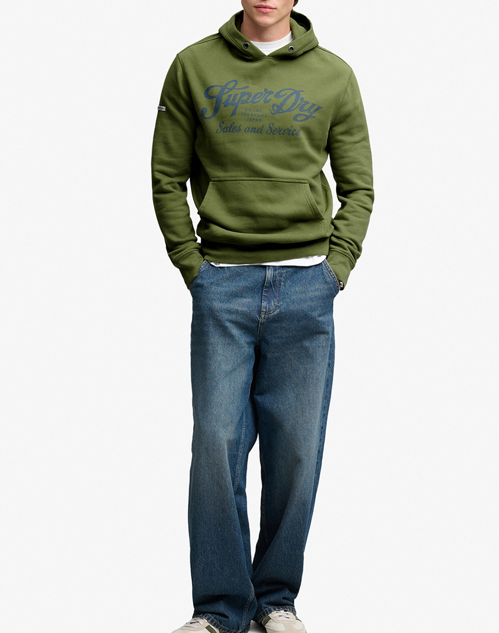 SUPERDRY VINTAGE SCRIPT HOOD МЪЖКИ СУИЧЪР