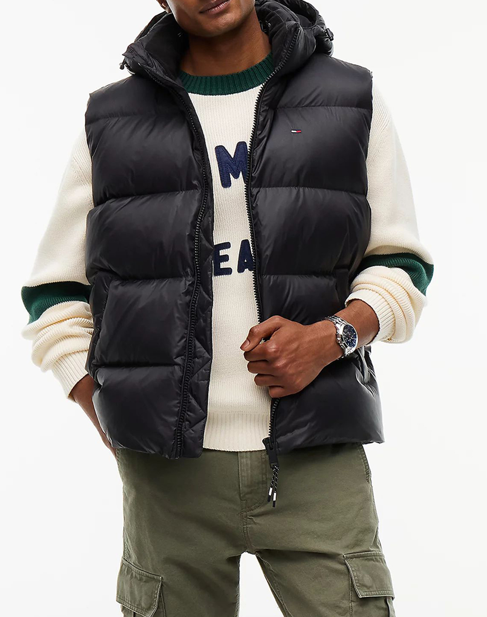 TOMMY JEANS TJM ESSENTIAL DOWN VEST EXT