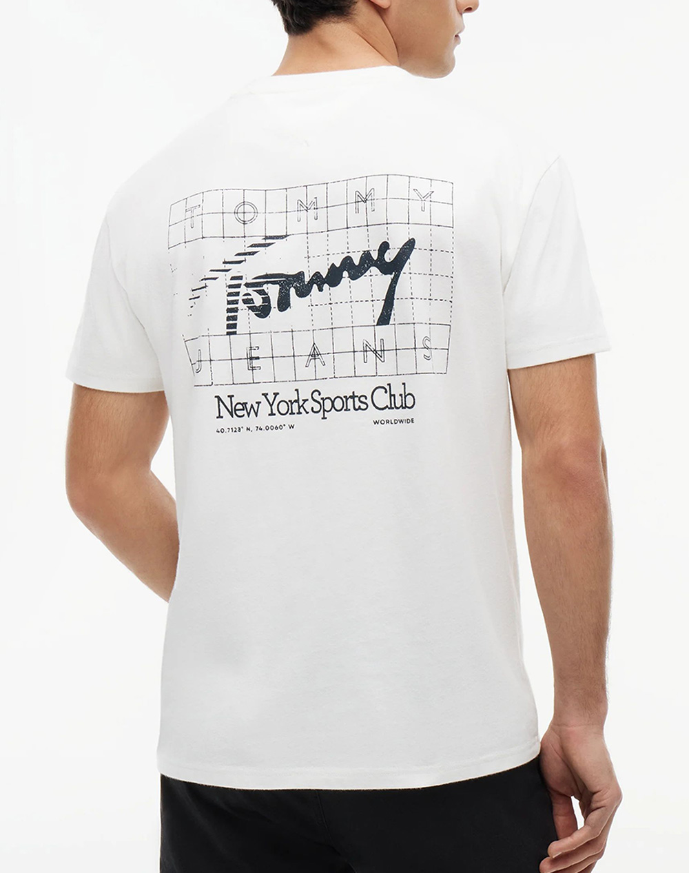 TOMMY JEANS TJM REG SIGN FLAG SS TEE EXT