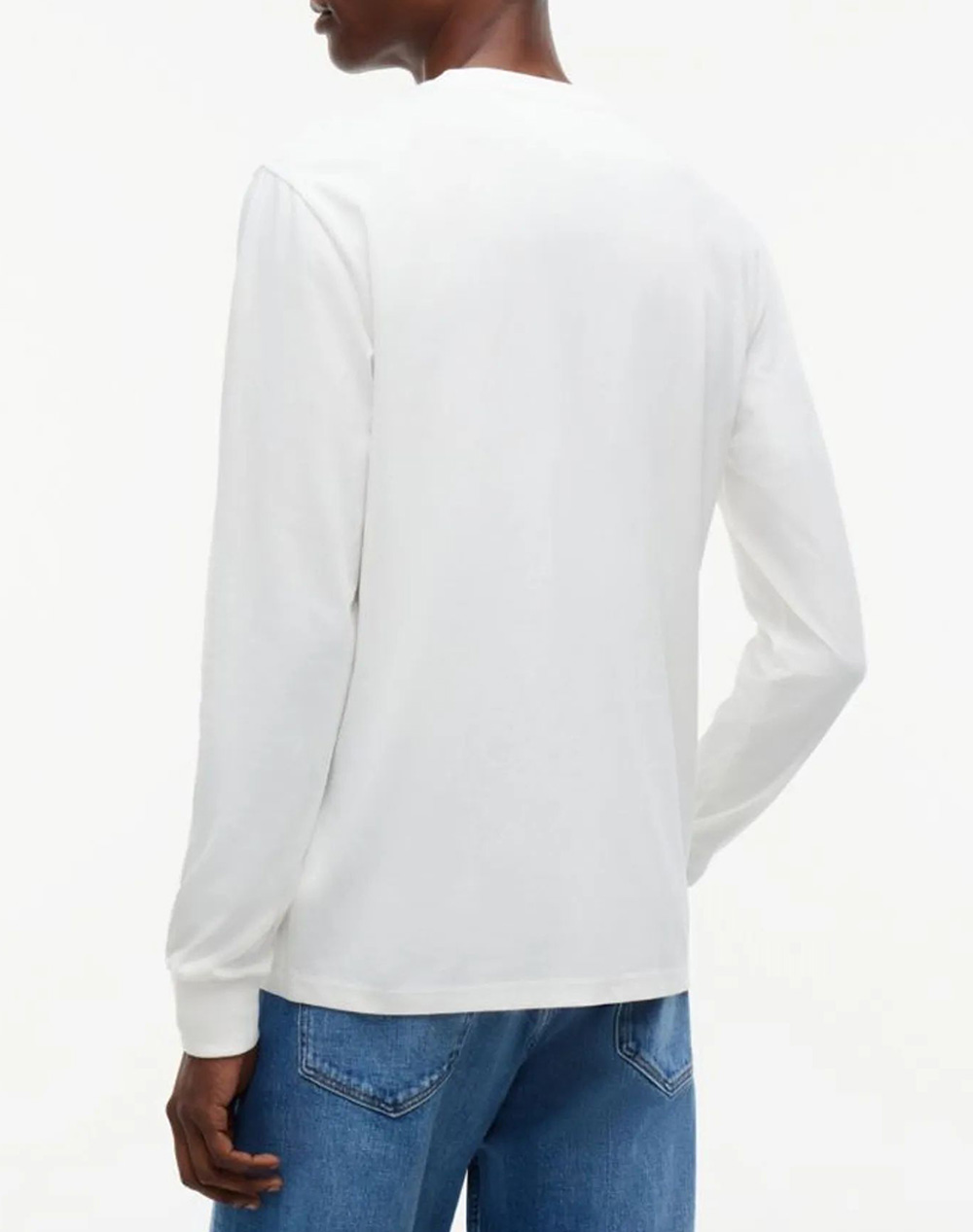 TOMMY JEANS TJM SLIM CHEST LINEAR LS TEE EXT