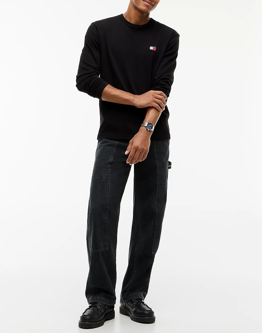 TOMMY JEANS TJM REG BADGE TEE LS