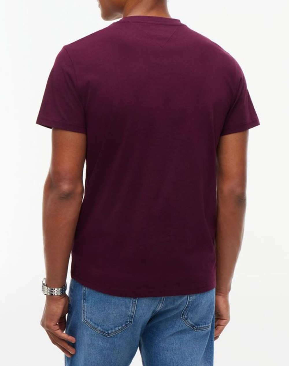 TOMMY JEANS TJM SLIM LINEAR CHEST TEE EXT