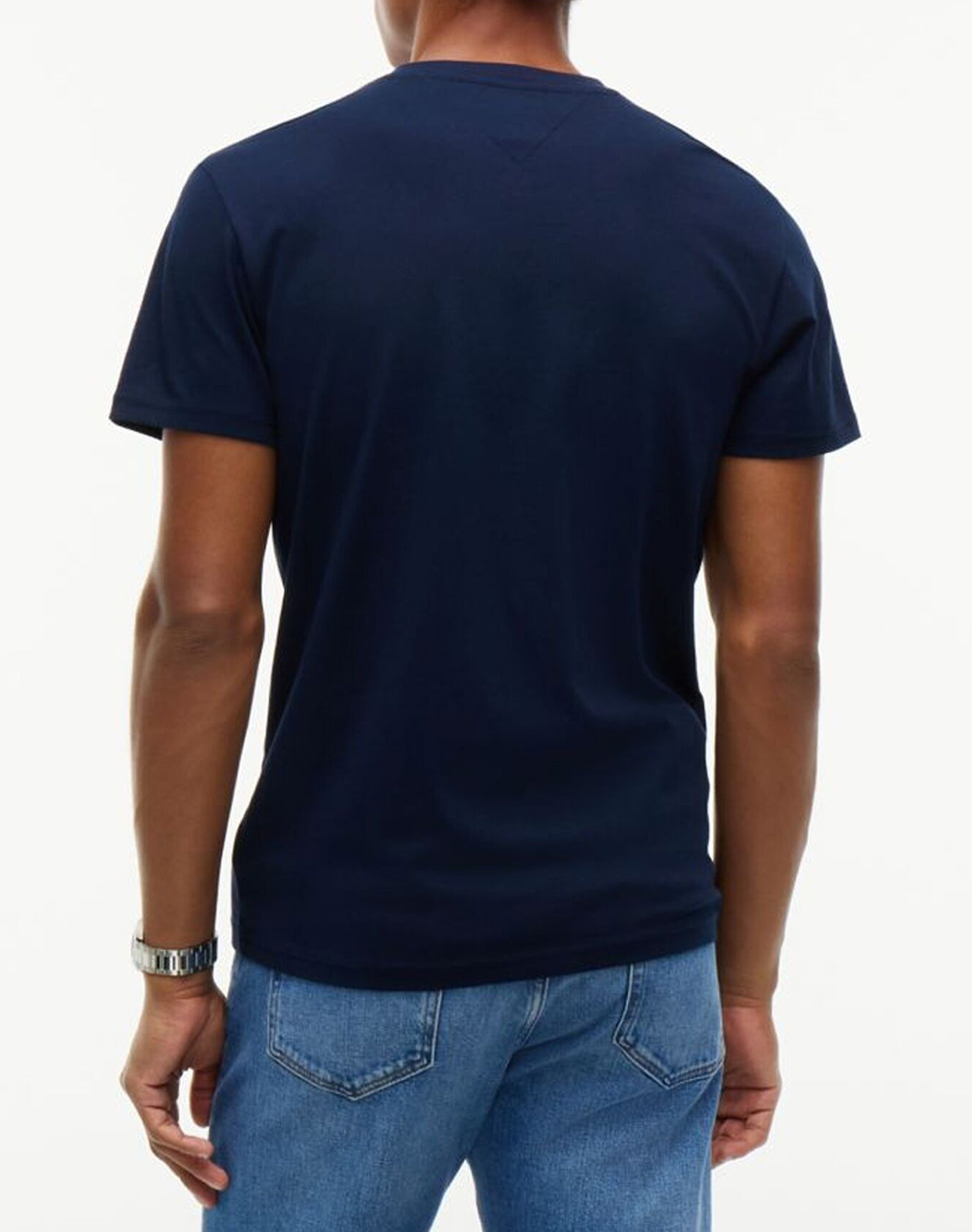 TOMMY JEANS TJM SLIM LINEAR CHEST TEE EXT