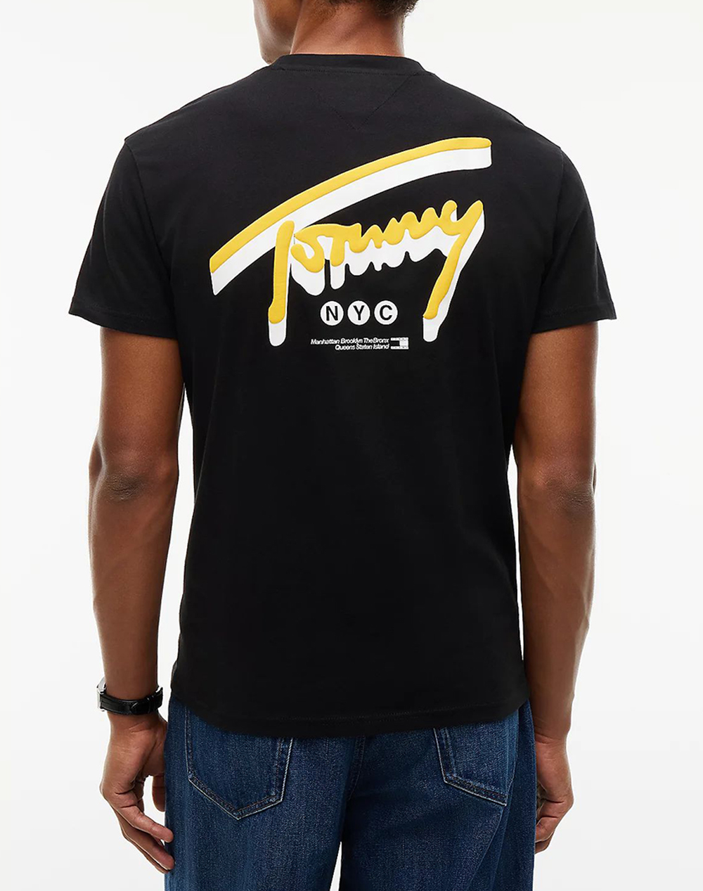TOMMY JEANS TJM REG SIGN BACKPRINT TEE EXT