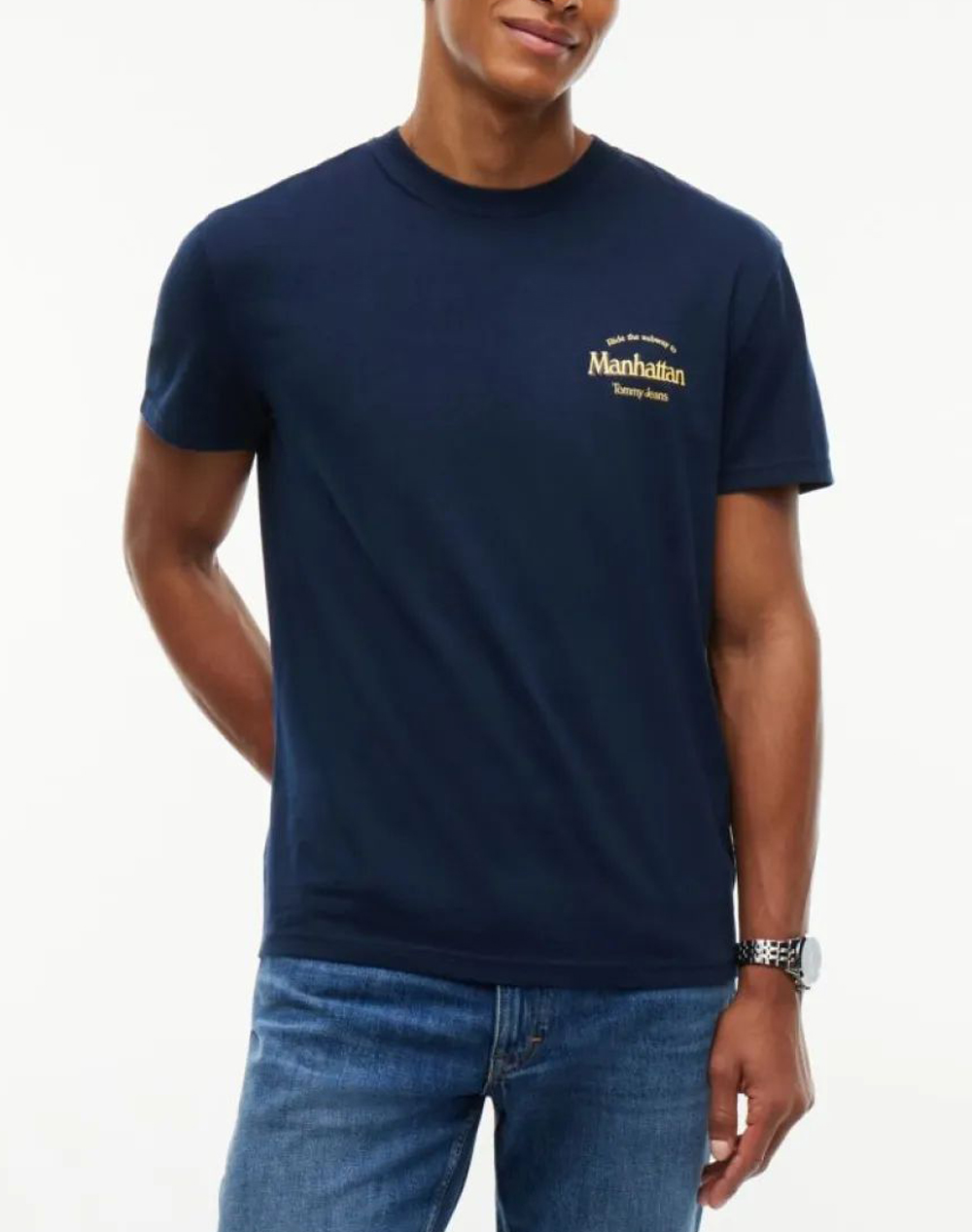 TOMMY JEANS TJM REG NYC NOVELTY TEE EXT