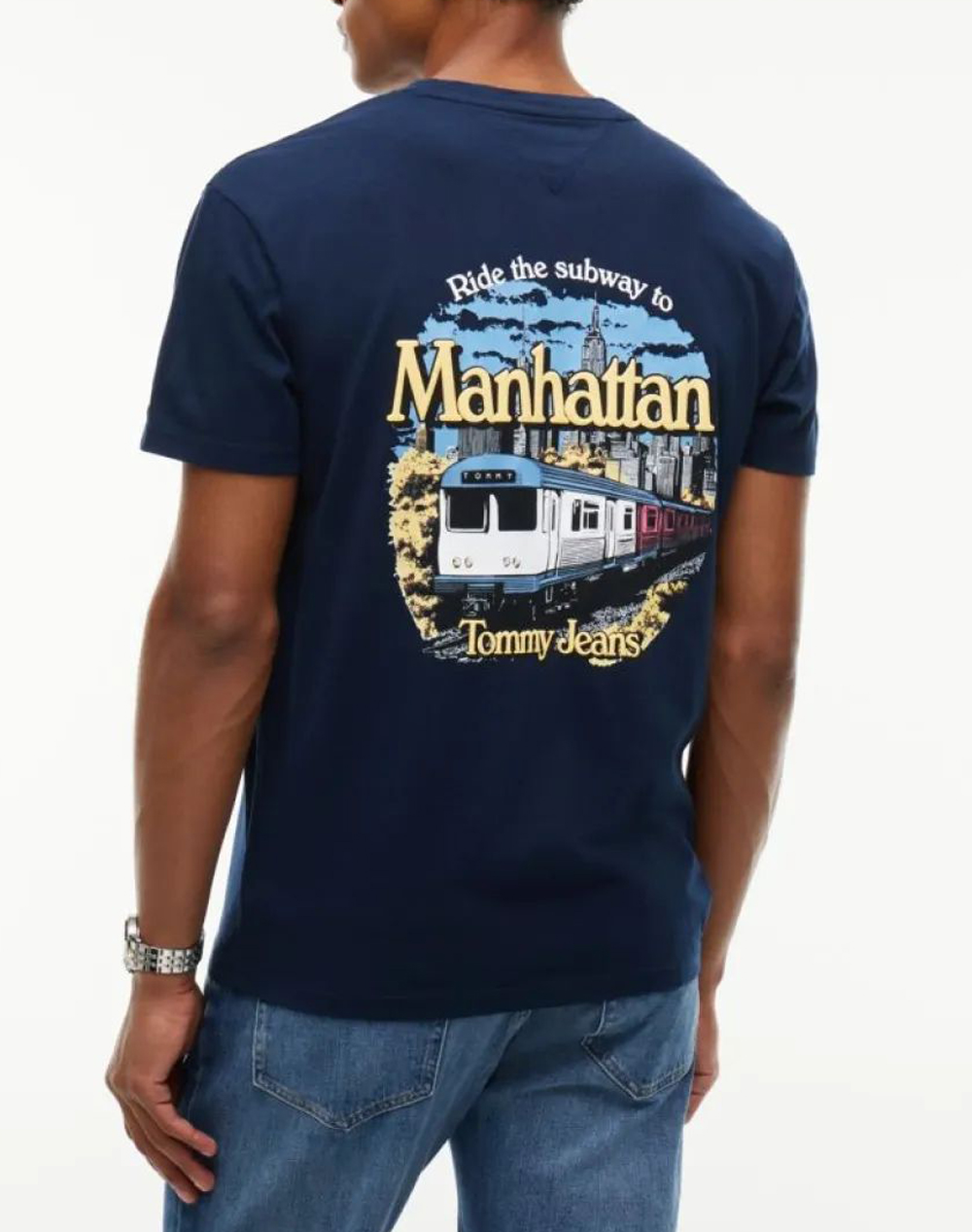 TOMMY JEANS TJM REG NYC NOVELTY TEE EXT