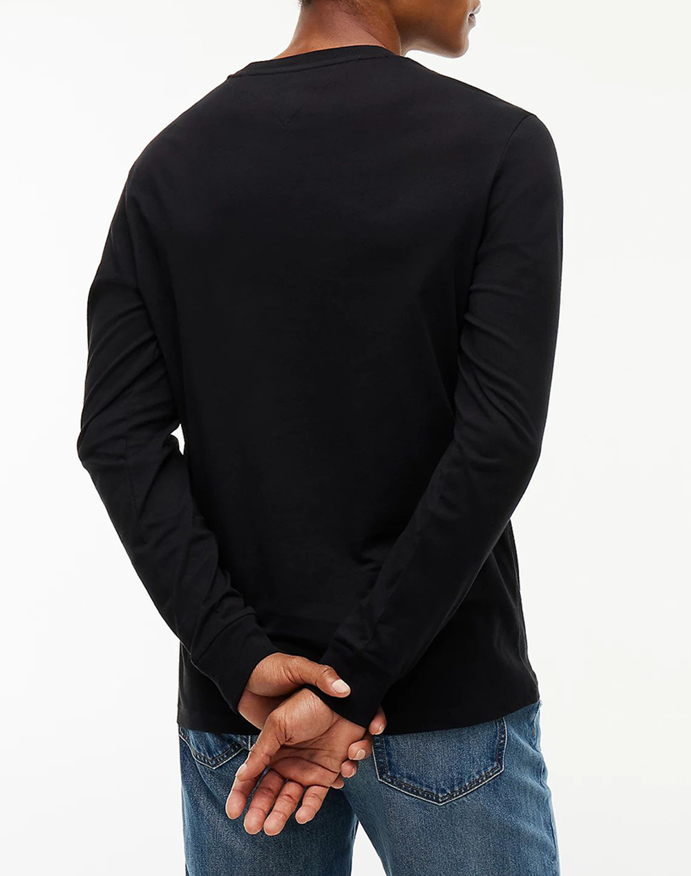 TOMMY JEANS TJM SLIM SIGNATURE CHEST TEE LS