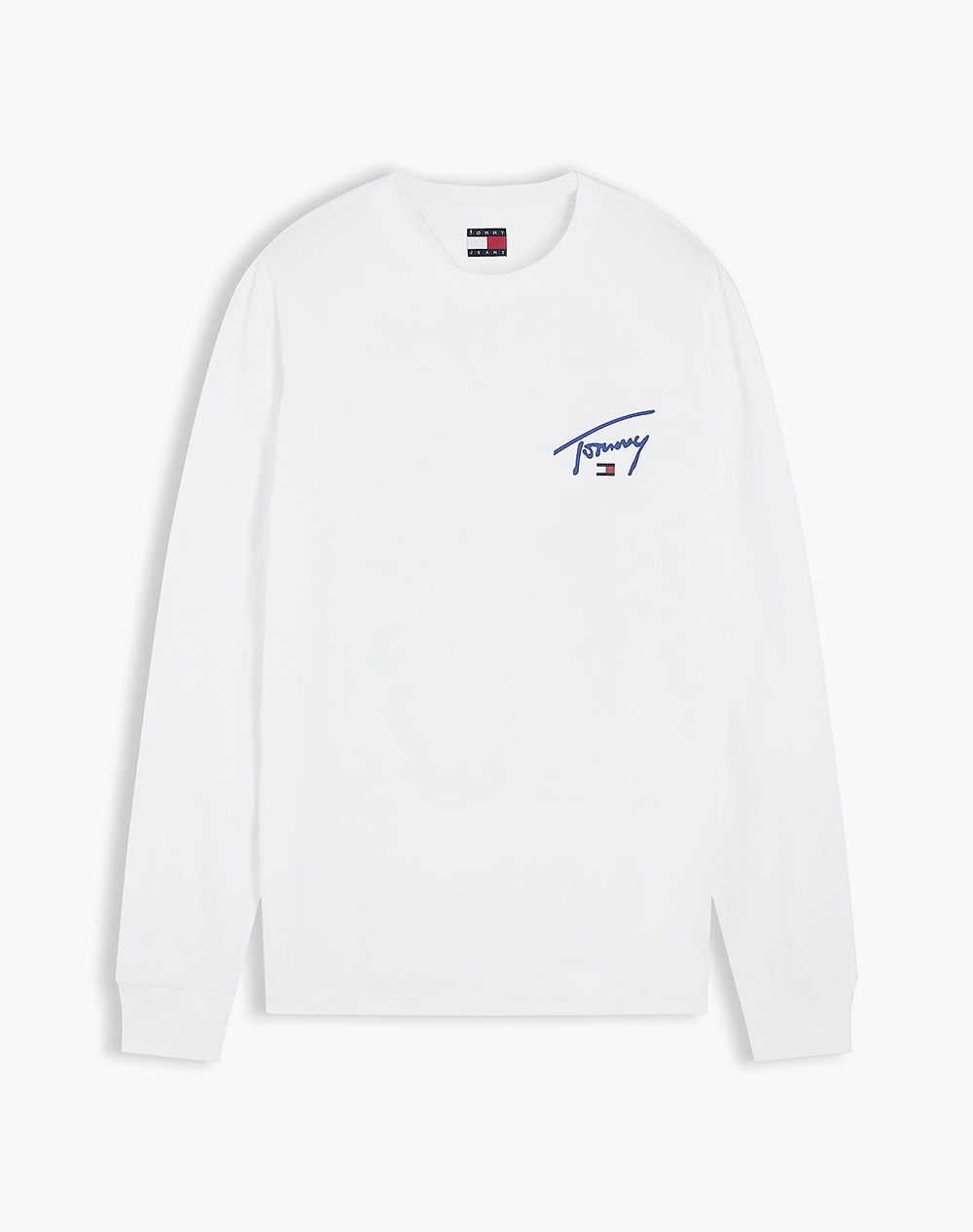 TOMMY JEANS TJM SLIM SIGNATURE CHEST TEE LS