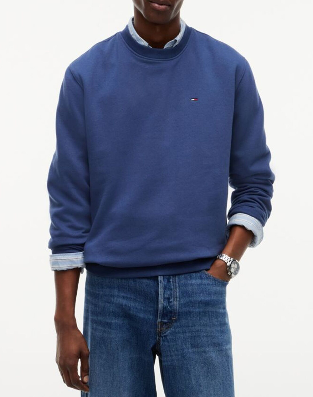 TOMMY JEANS TJM REG S FLAG CREW
