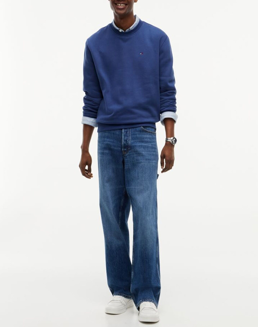 TOMMY JEANS TJM REG S FLAG CREW