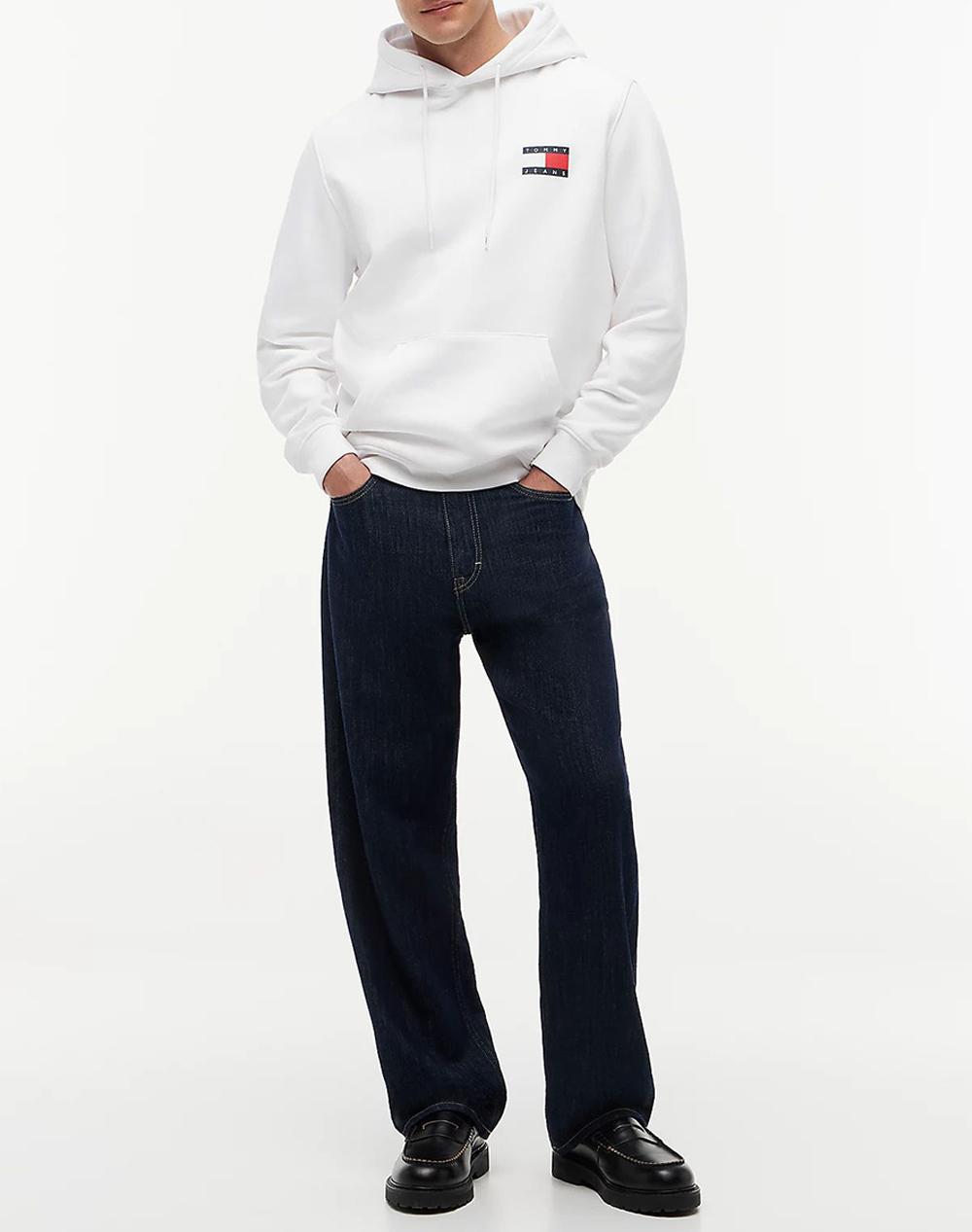 TOMMY JEANS TJM REG ESSENTIAL FLAG HOOD EXT