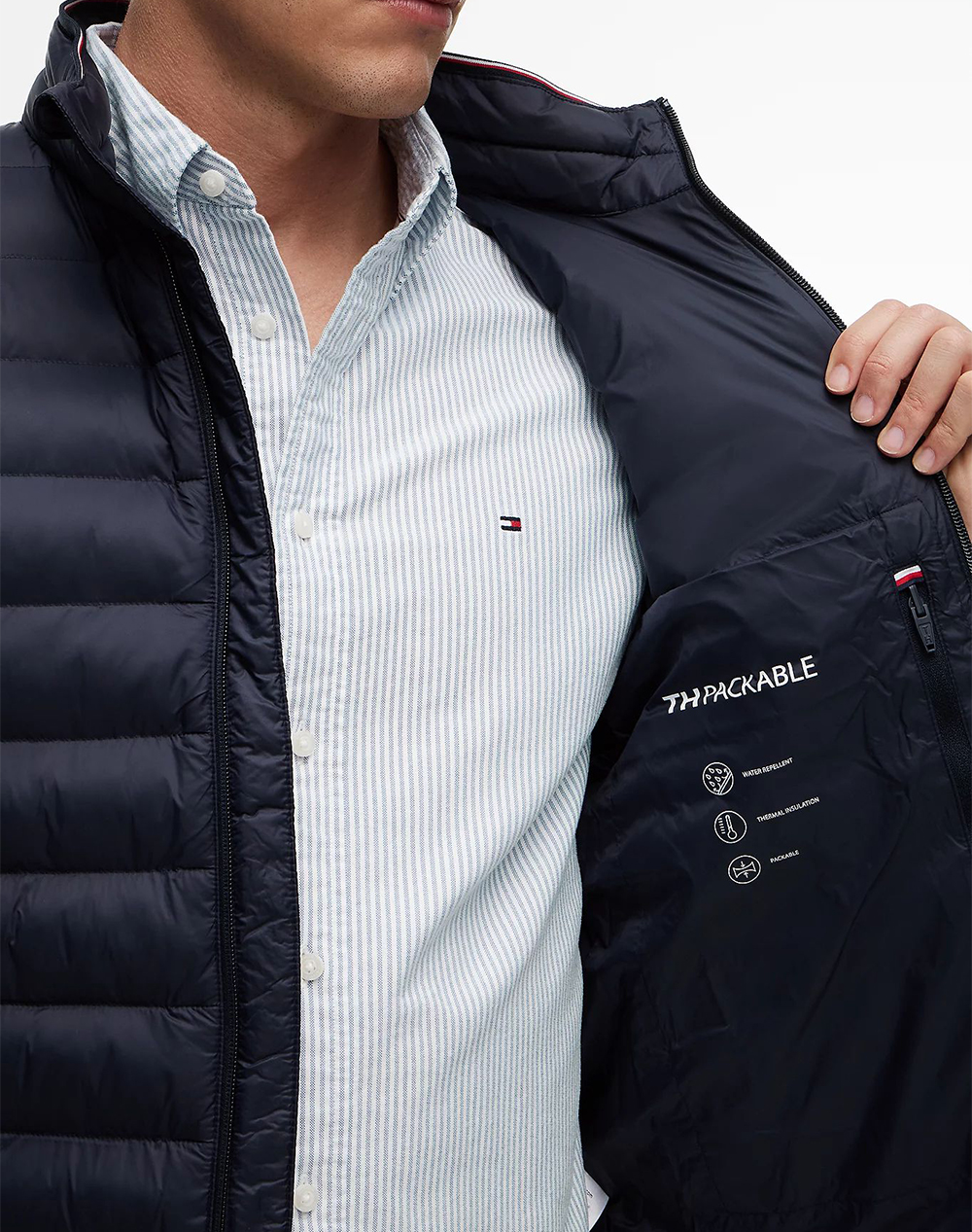 TOMMY HILFIGER CORE PACKABLE RECYCLED VEST
