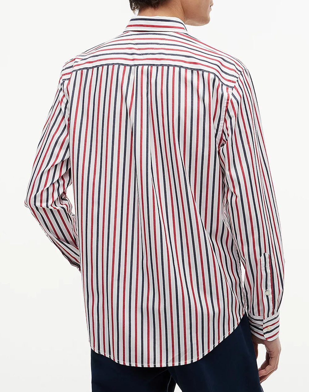 TOMMY HILFIGER FLEX POPLIN SEASONAL STRIPE SHT