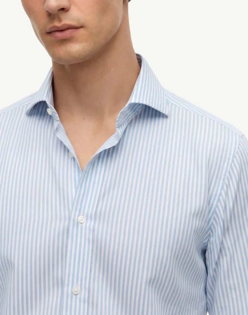 TOMMY HILFIGER DC FLEX COLLAR CLSSC STRP SHIRT