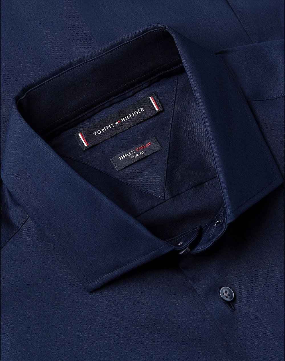 TOMMY HILFIGER DC FLEX COLLAR SOLID SHIRT