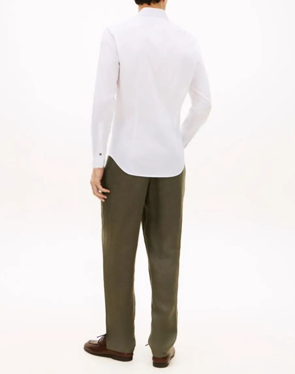 TOMMY HILFIGER DC FLEX COLLAR SOLID SHIRT
