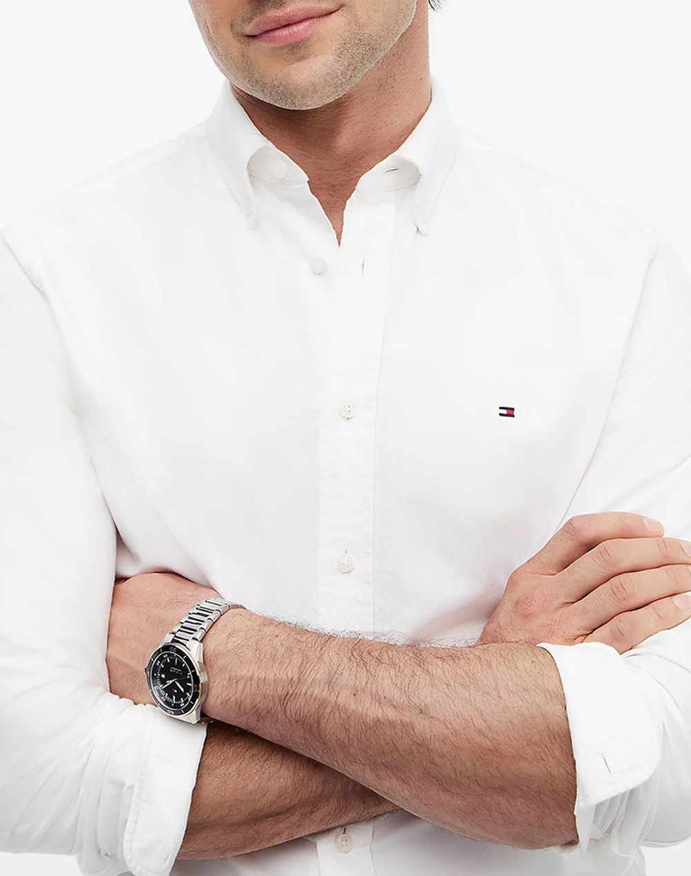 TOMMY HILFIGER SOLID HERITAGE OXFORD RF SHIRT