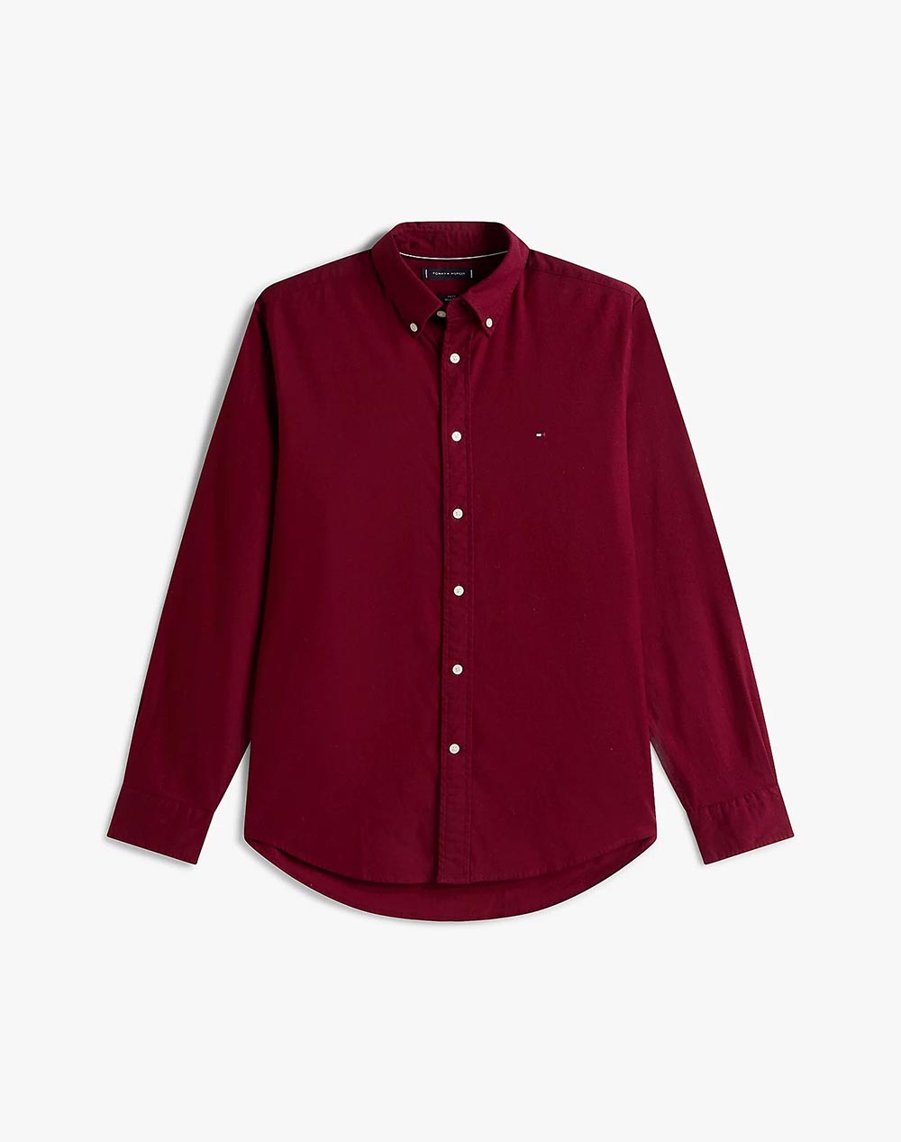 TOMMY HILFIGER FLEX FLANNEL SOLID RF SHIRT
