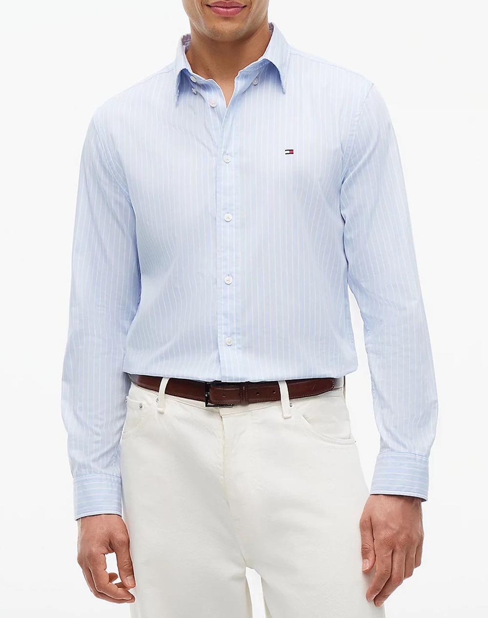 TOMMY HILFIGER FLEX HAIRLINE POPLIN RF SHIRT